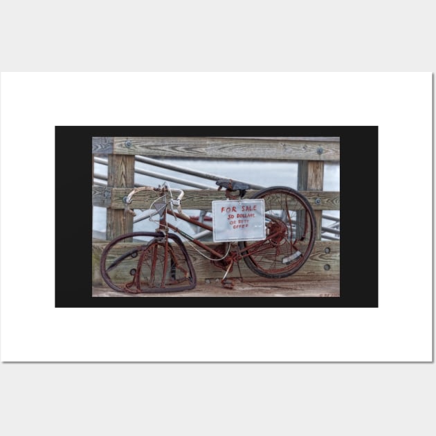 Bicycle For Sale Wall Art by BeanME